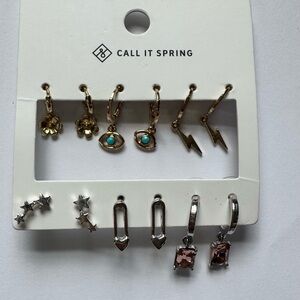 Call It Spring Gold and Silver Earring Collection